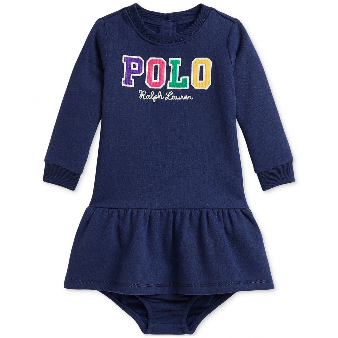 'Logo Appliqués Fleece Dress' pour Bébés filles