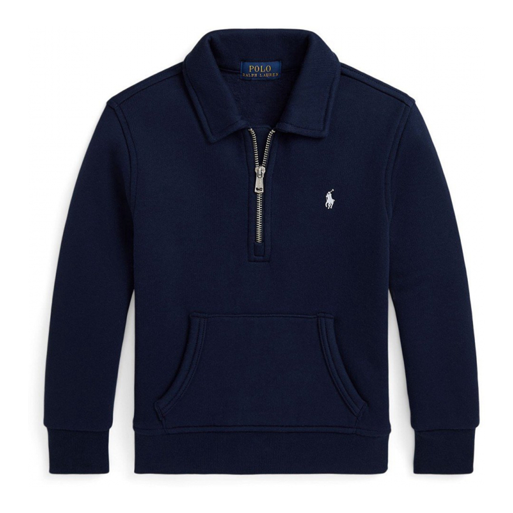 'Fleece Quarter-Zip Pullover Sweatshirt' pour Enfant et petit garçon