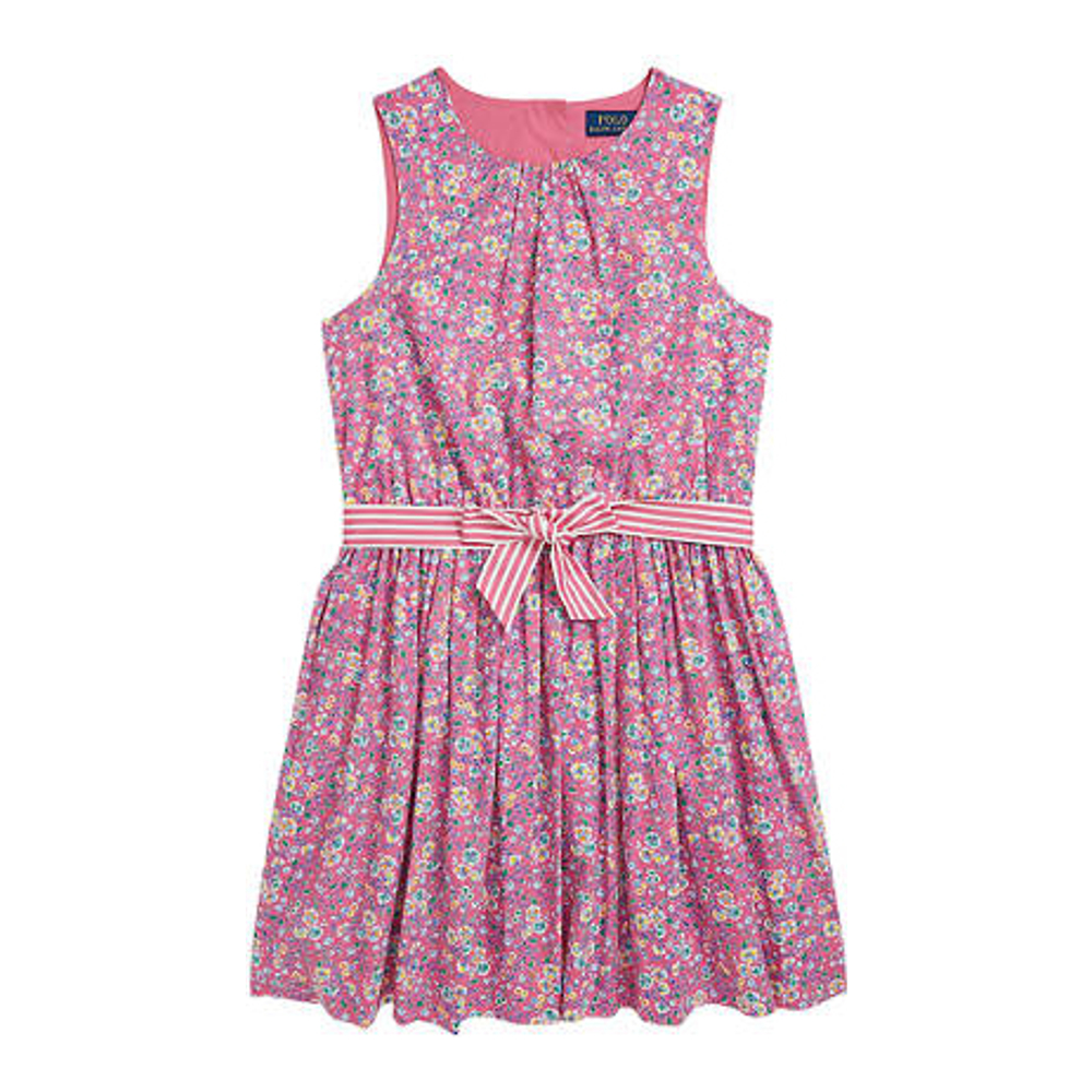 'Floral Cotton Poplin Dress' pour Grandes filles