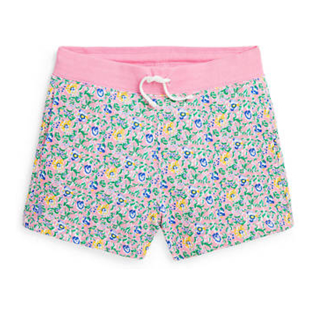 Big Girl's 'Floral French Terry Shorts'