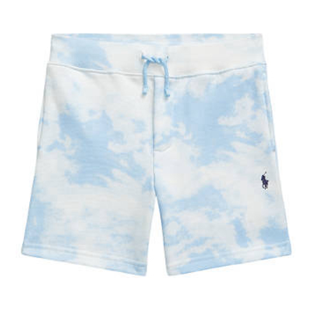 'Tie Dye Print Fleece Shorts' pour Petits garçons