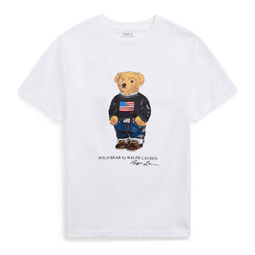 Big Boy's 'Polo Bear Cotton Jersey T-Shirt'