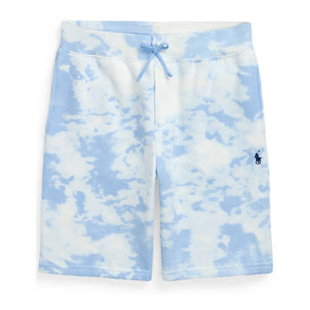 'Tie Dye Printed Fleece Shorts' pour Grands garçons