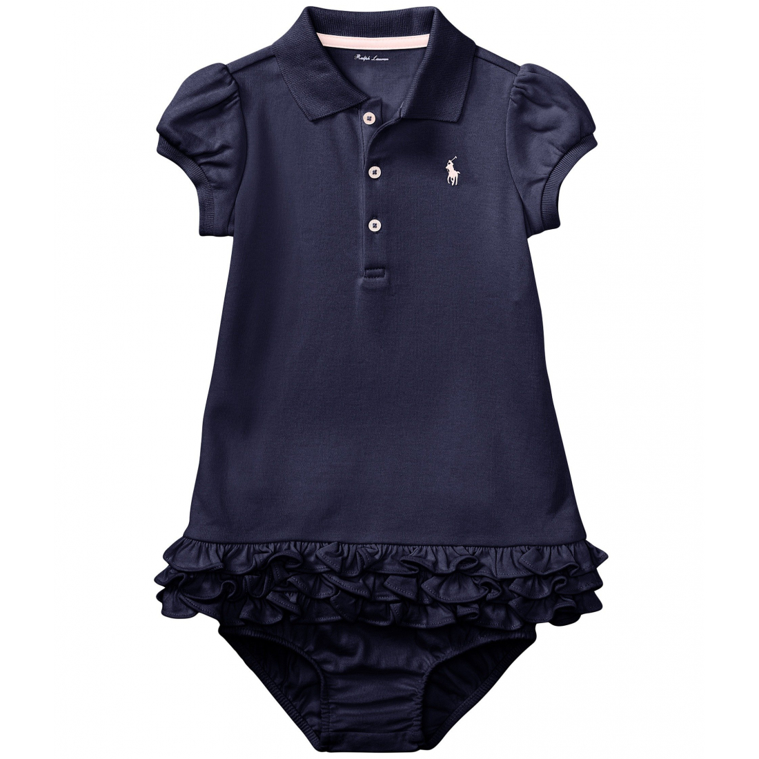 'Ruffled Polo Dress & Bloomer' pour Bébés filles