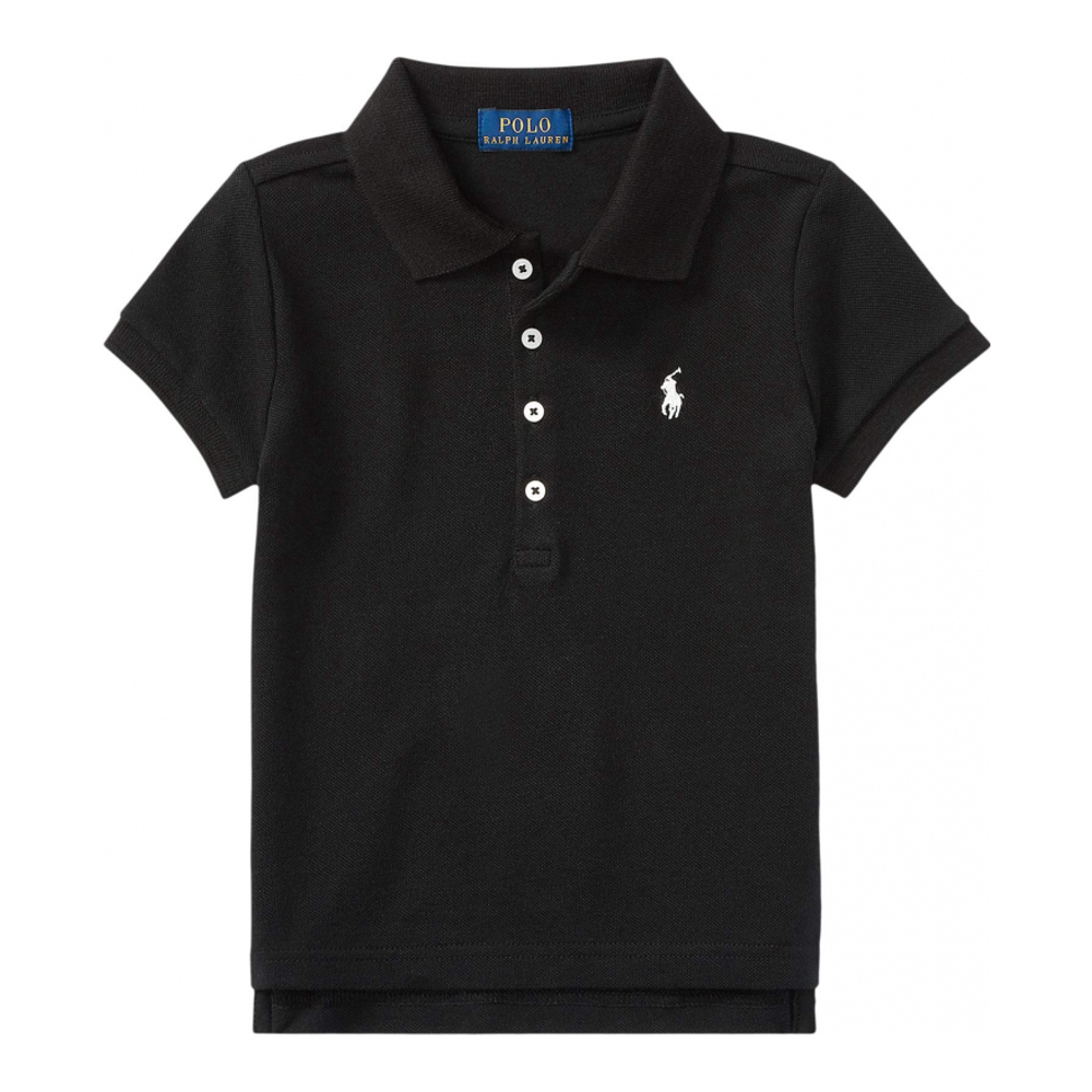 'Short Sleeve Mesh Polo Shirt' pour Petites filles