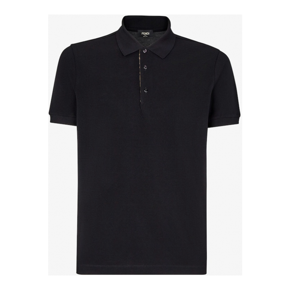 Polo 'Polo Shirt - Black Piqué Polo Shirt' pour Hommes