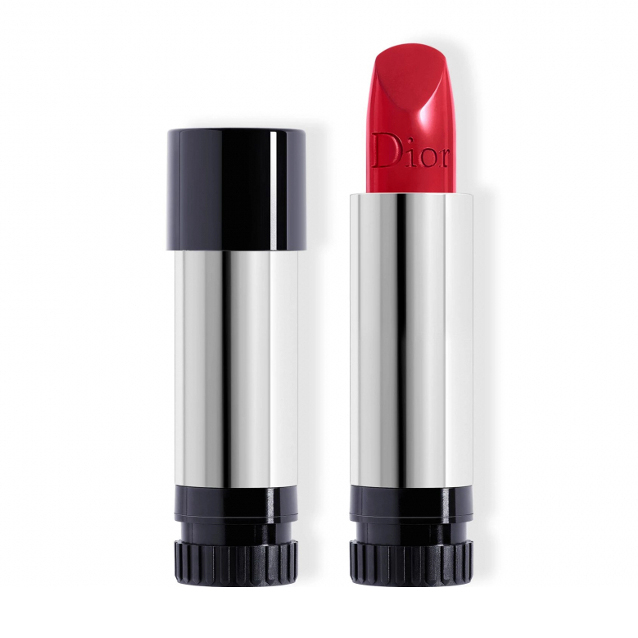 Recharge pour Rouge à Lèvres 'Rouge Dior Satin' - 743 Rouge Zinnia 3.5 g