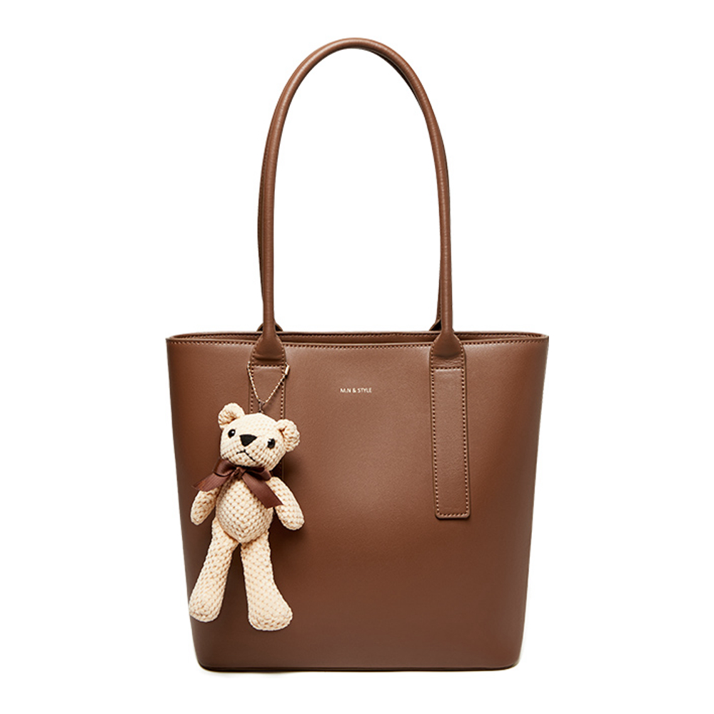 'Teddy Bear Charm Shoulder' Tote Handtasche für Damen