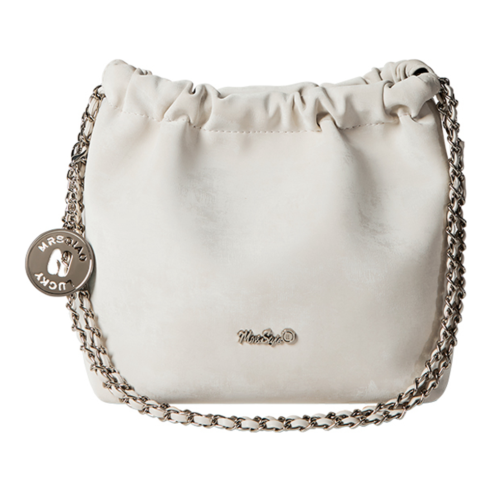 'Pleated Chain Strap' Schultertasche für Damen