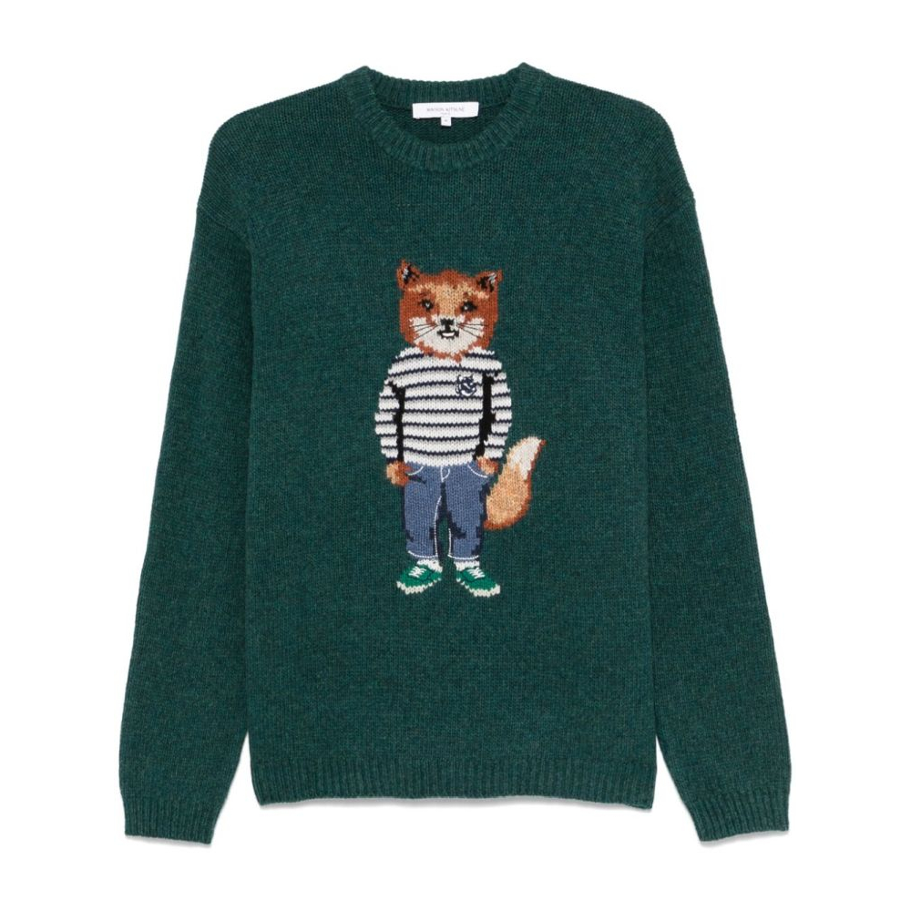 Pull 'Fox Intarsia-Knit' pour Hommes