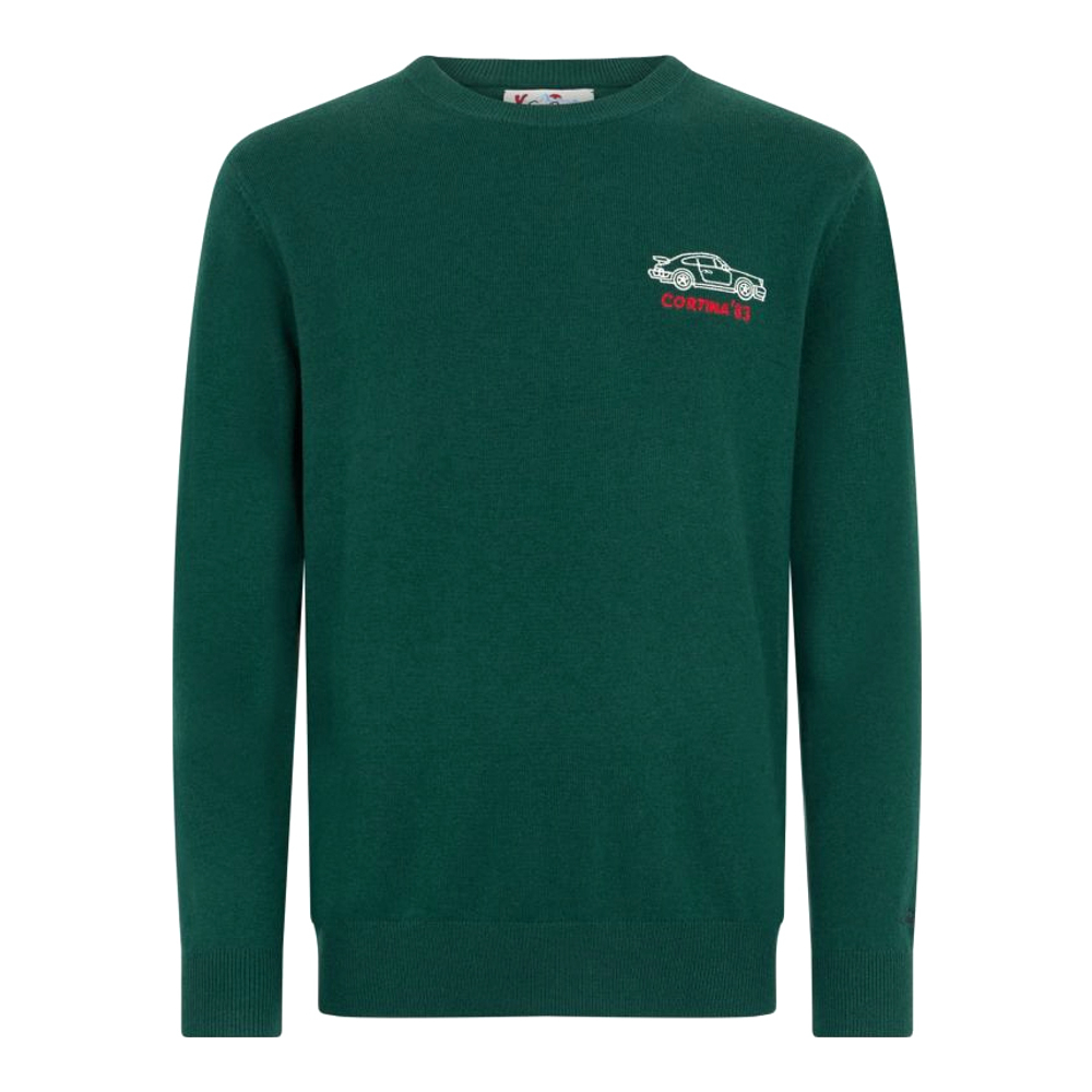 Men's 'Heron With Cortina'83 Speed ​​Embroidery' Sweater