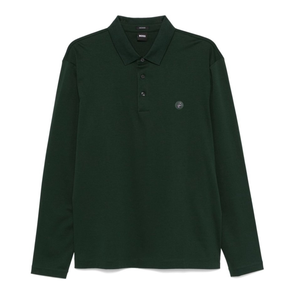 Men's 'Paley 01' Long-Sleeve Polo Shirt