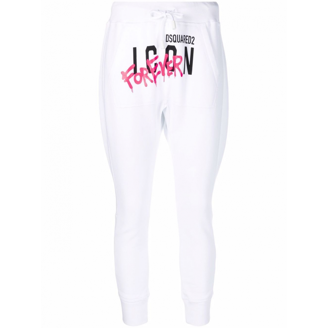 Pantalon taille haute 'Logo-Print' pour Femmes