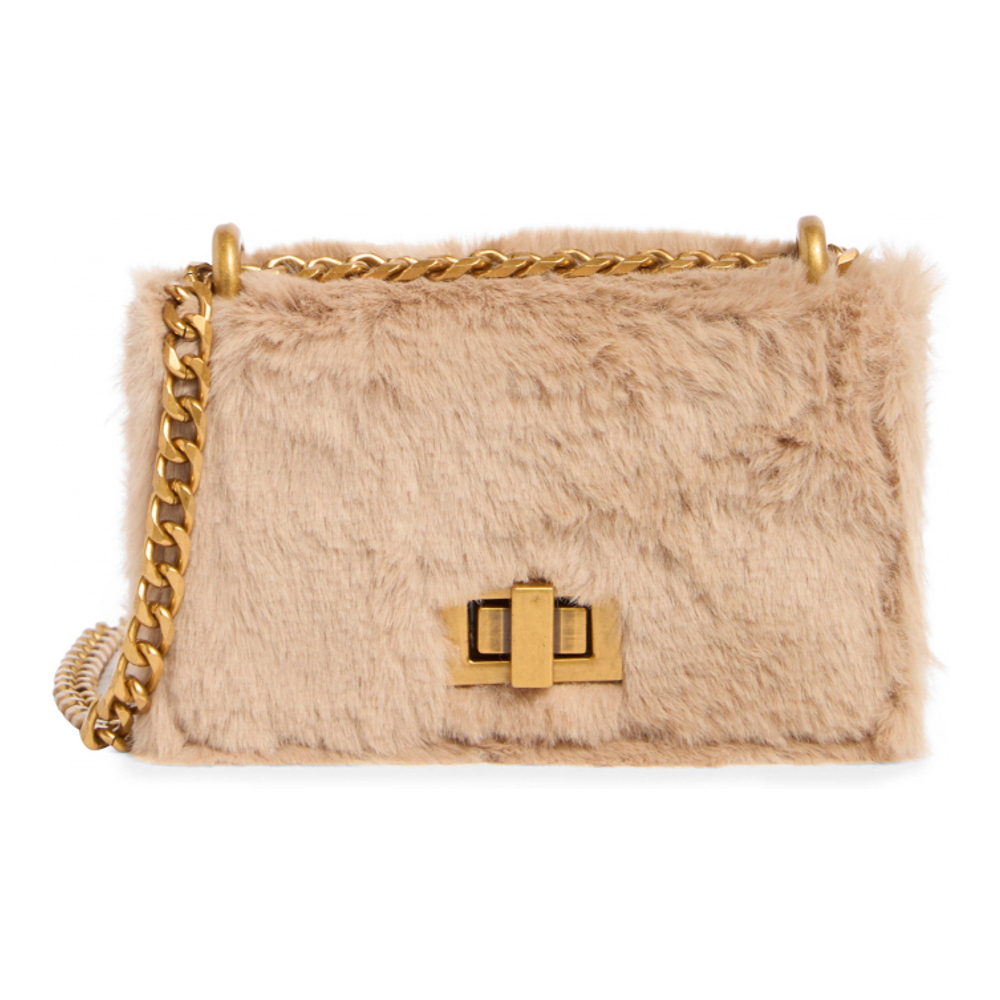 Women's 'Broy Faux Fur Mini' Crossbody Bag