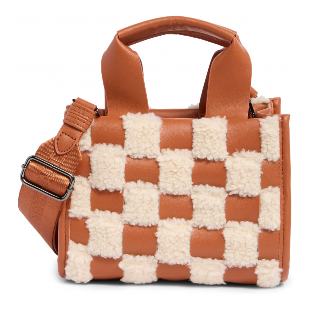 Sac 'Mannie Faux Shearling Woven' pour Femmes