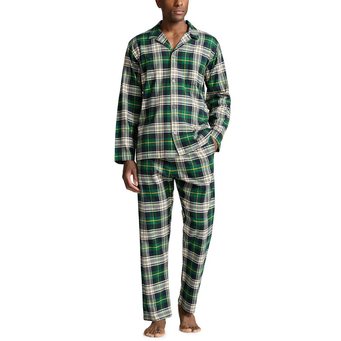 'Plaid Flannel' Pyjama-Set für Herren - 2 Stücke