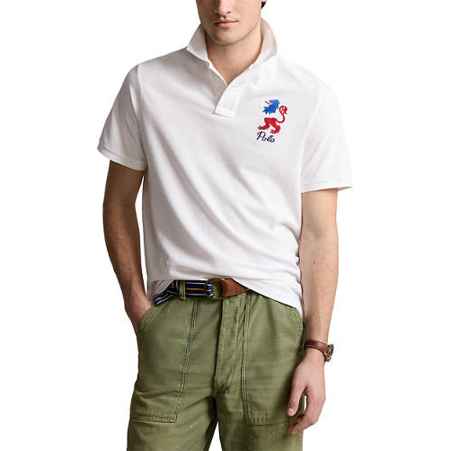 'Classic Fit Embroidered' Polohemd für Herren