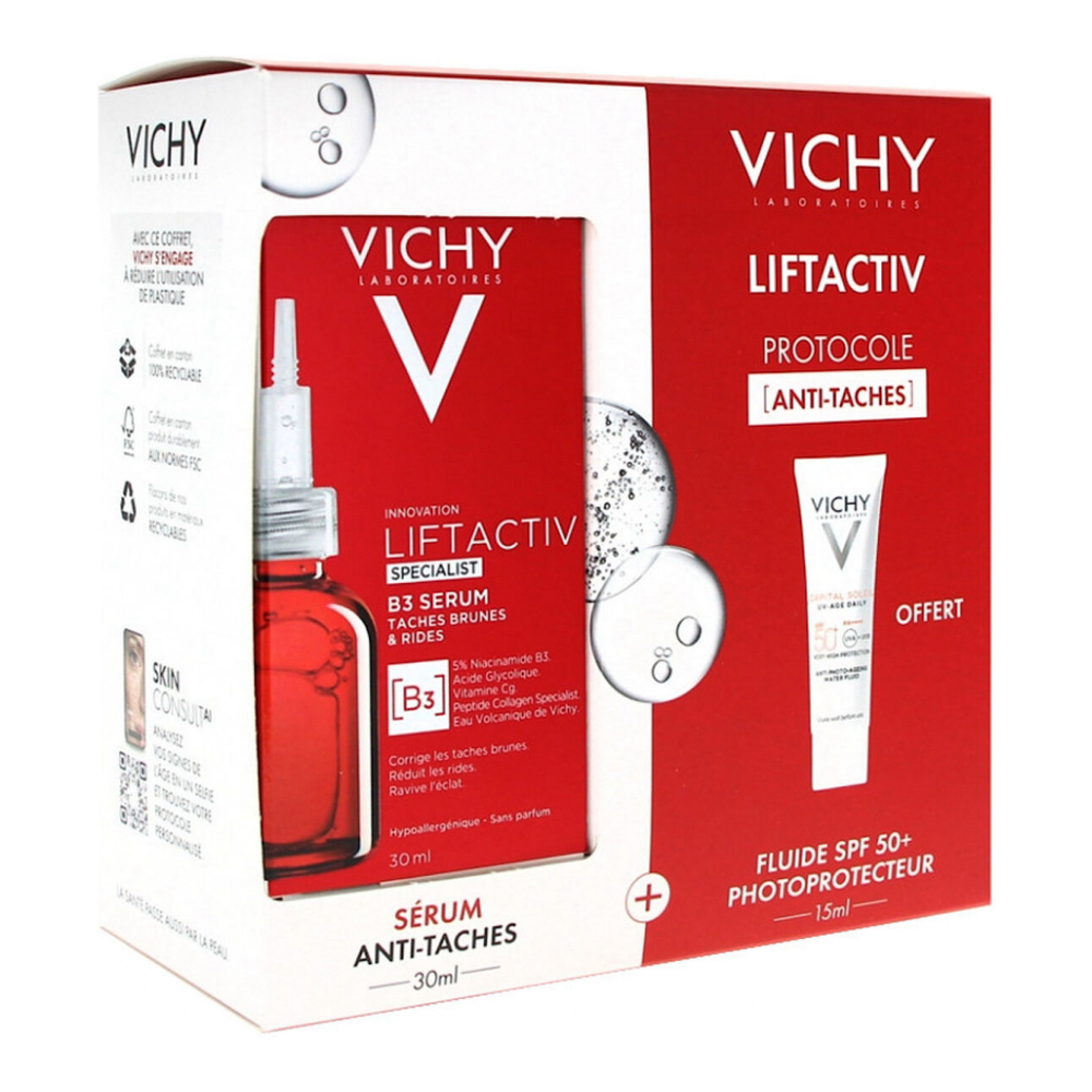 Liftactiv Protocole Anti-Tâches Sérum + Fluide Offert - 2 Pièces