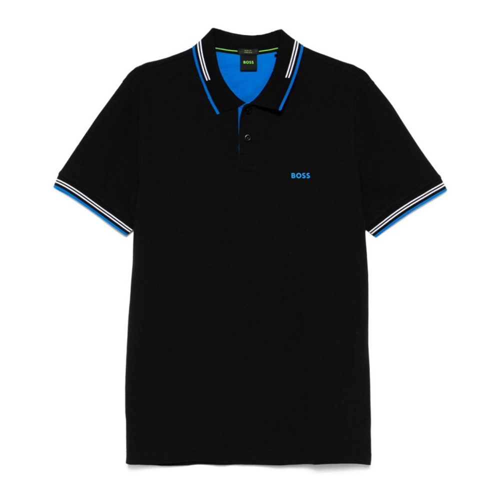 Men's 'Rubberised-Logo' Polo Shirt