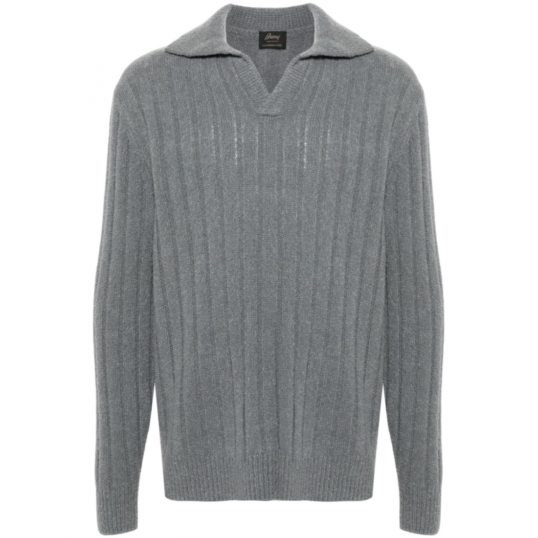 Polo manches longues 'Chunky-Knit' pour Hommes