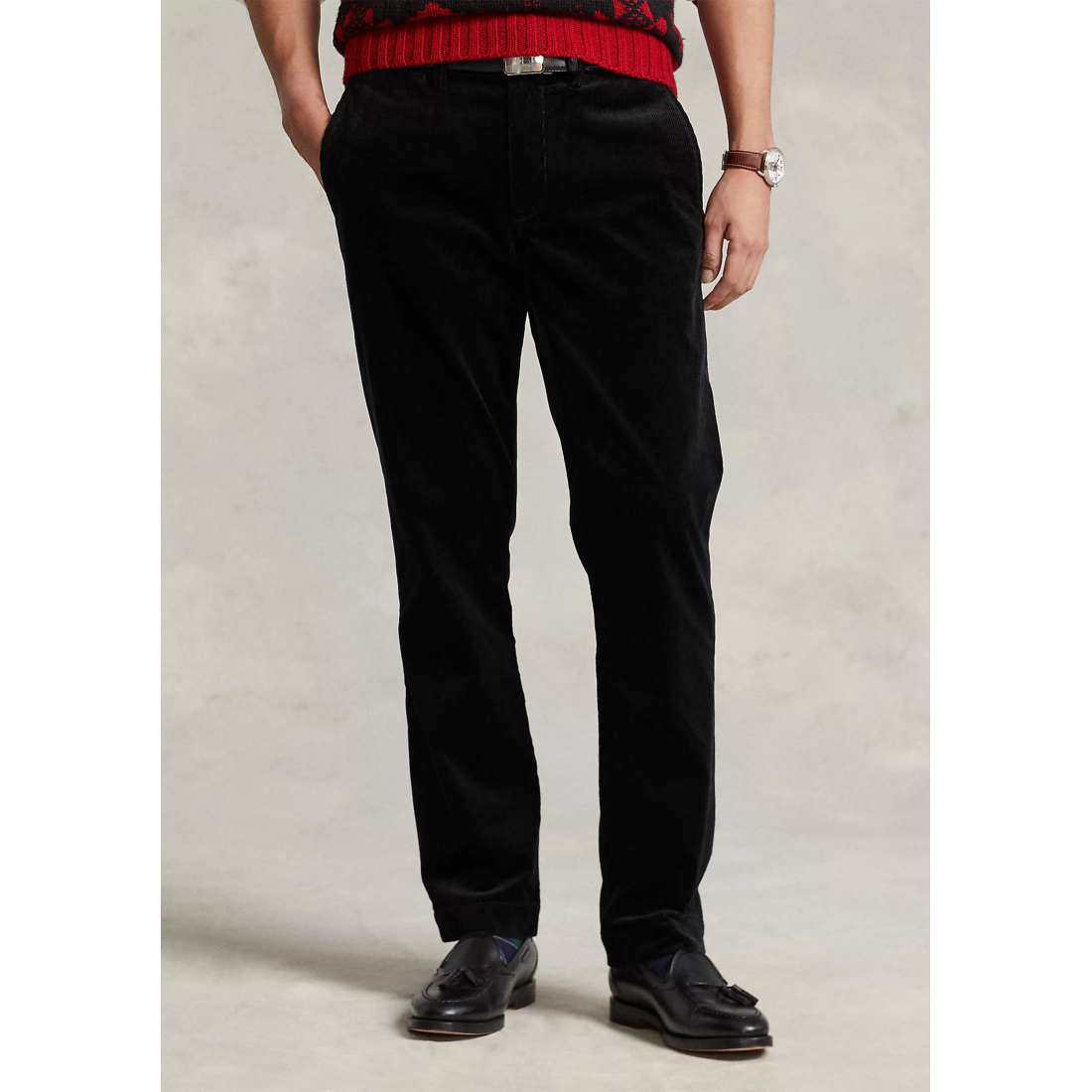 Pantalon 'Stretch Straight Fit Corduroy' pour Hommes