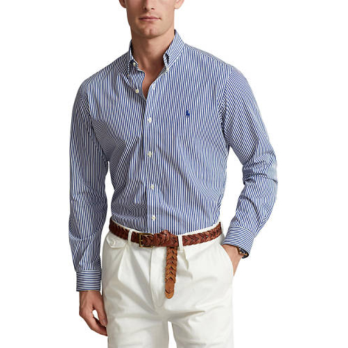 Chemise 'Classic Fit Striped Stretch Poplin' pour Hommes