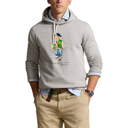 'Polo Bear Fleece' Kapuzenpullover für Herren