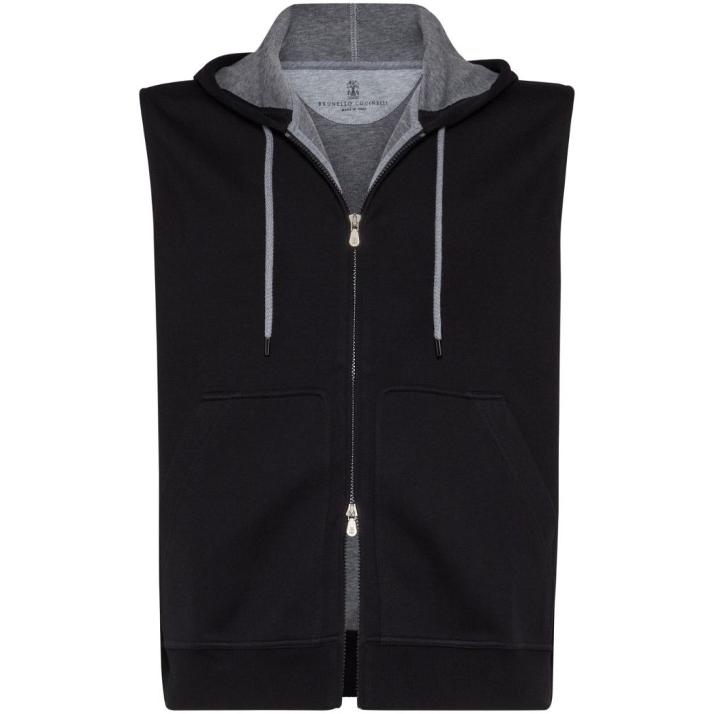 Sweatshirt à capuche  'Sleeveless Zipped' pour Hommes