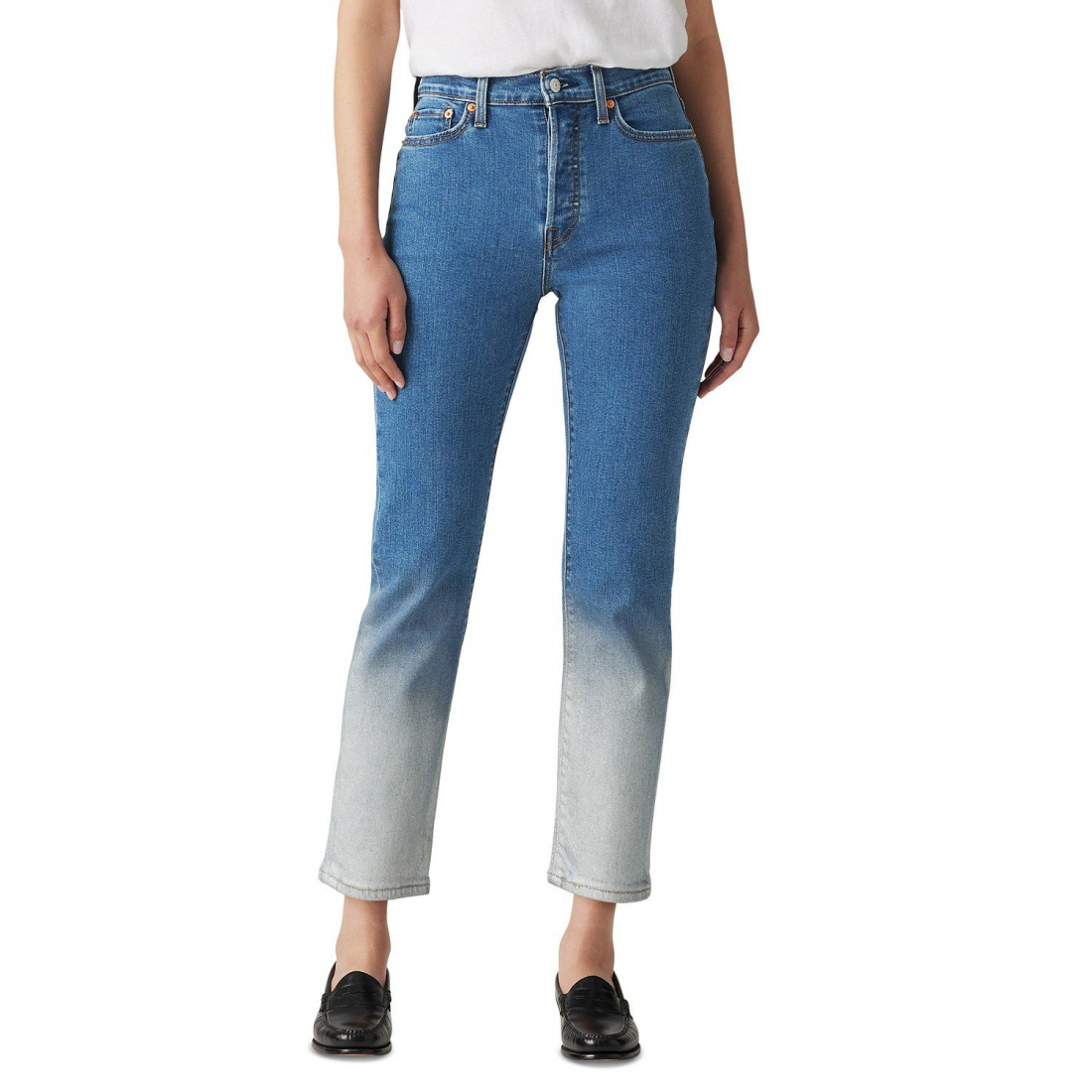 Women's 'Wedgie Straight-Leg High Rise Cropped' Jeans