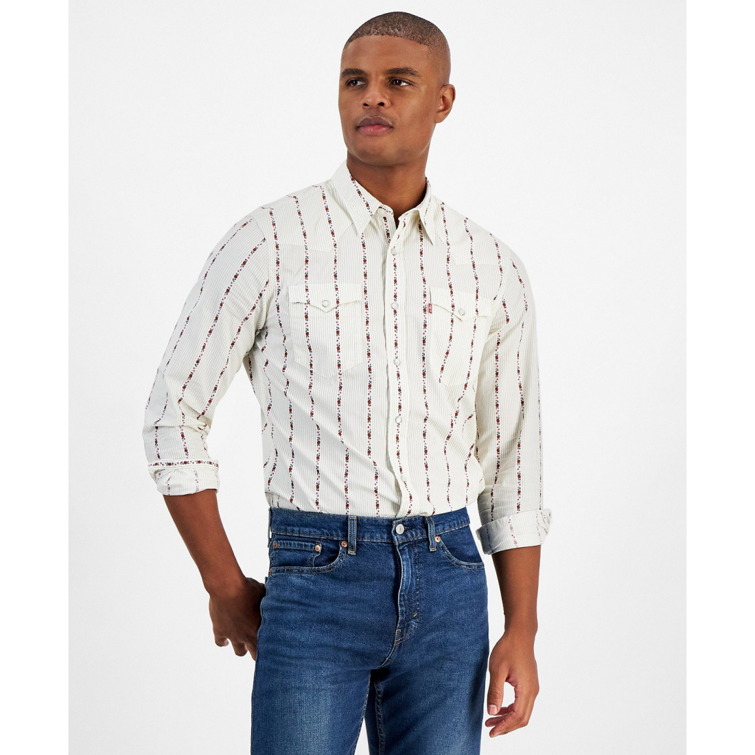 'Classic Standard Fit Western' Hemd für Herren