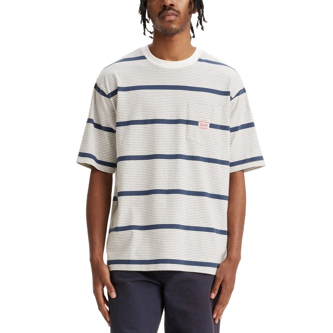 T-shirt 'Spellbound Crewneck Striped' pour Hommes