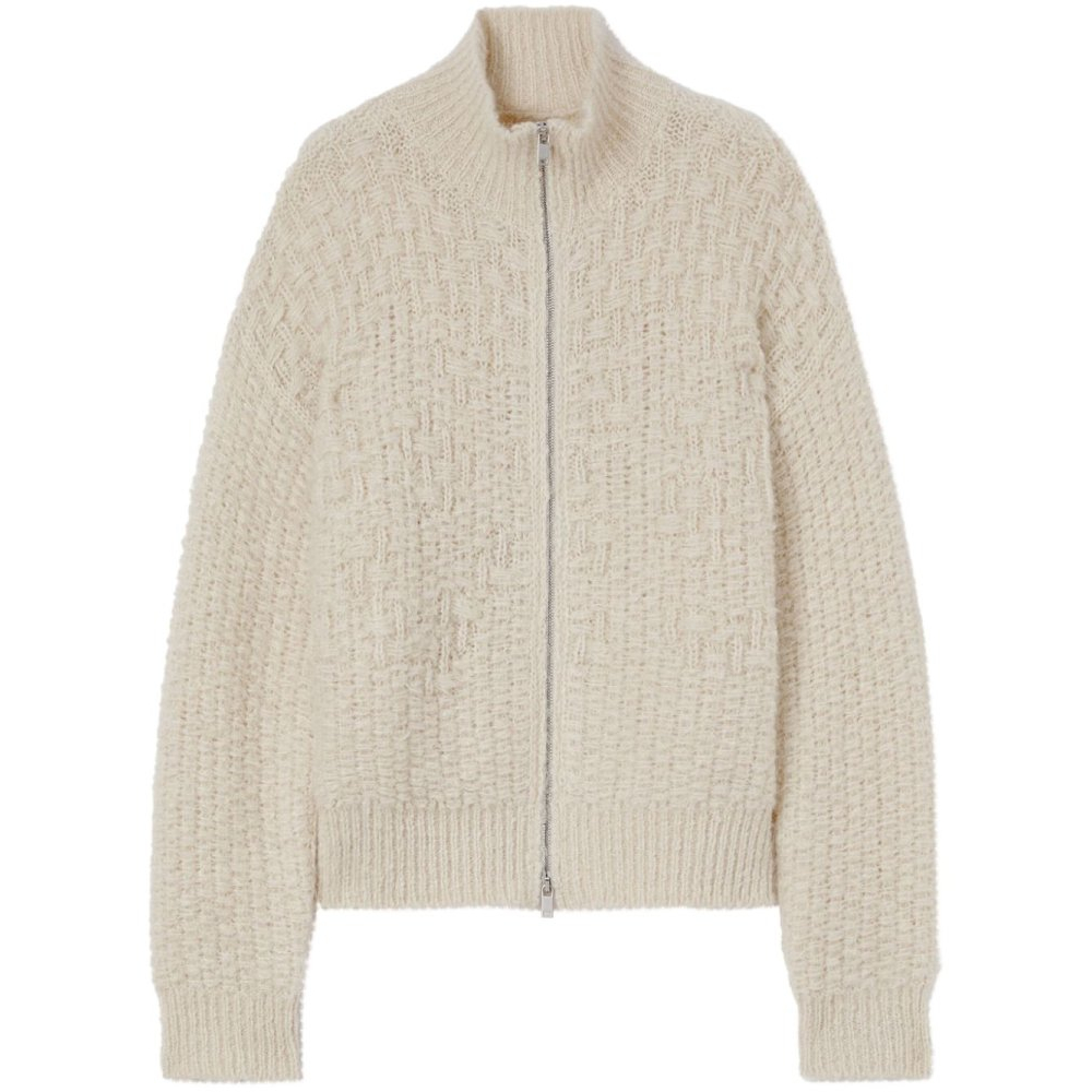 Men's 'Chunky-Knit Zip-Up' Cardigan