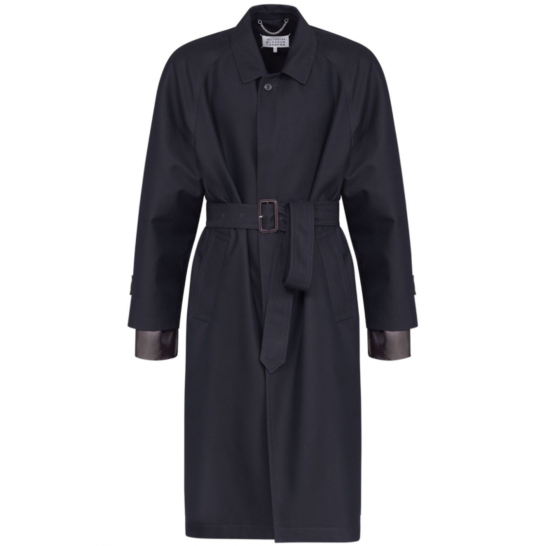 Men's 'Iridescent Belted' Trench Coat