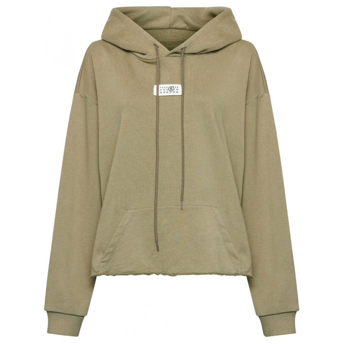 Sweatshirt à capuche  'Numeric Raw-Cut-Hem' pour Femmes