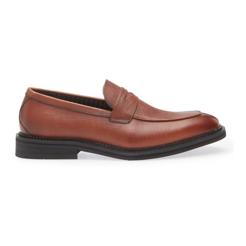 Mocassins 'Apron Toe Saffiano Leather Penny' pour Hommes