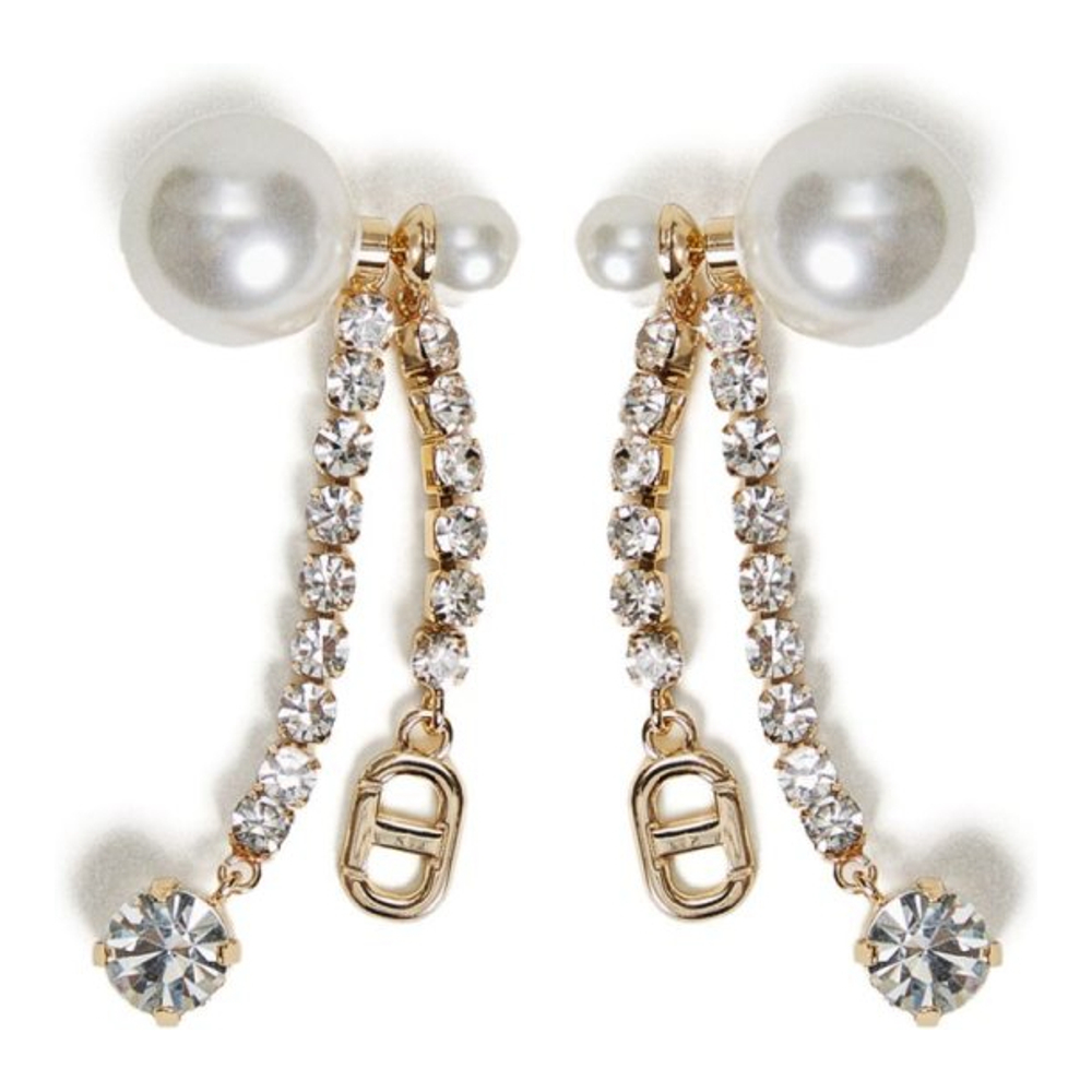 Boucles d'oreilles 'Crystal-Embellished' pour Femmes