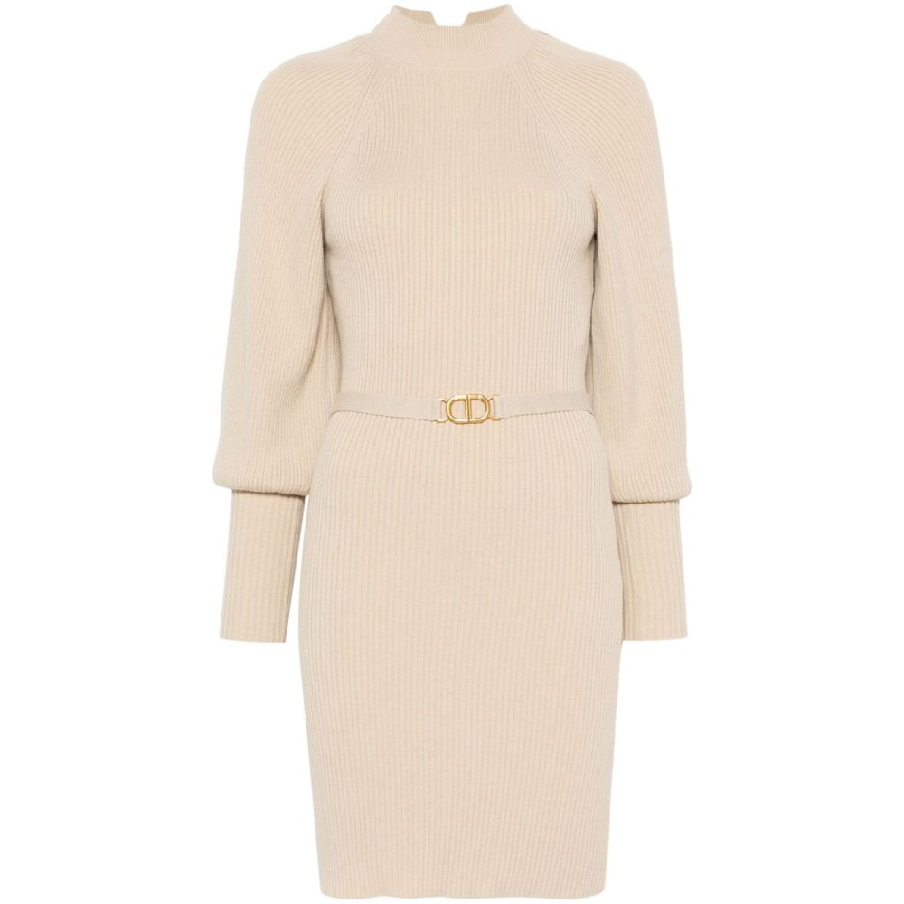 Robe Midi 'Ribbed-Knit' pour Femmes