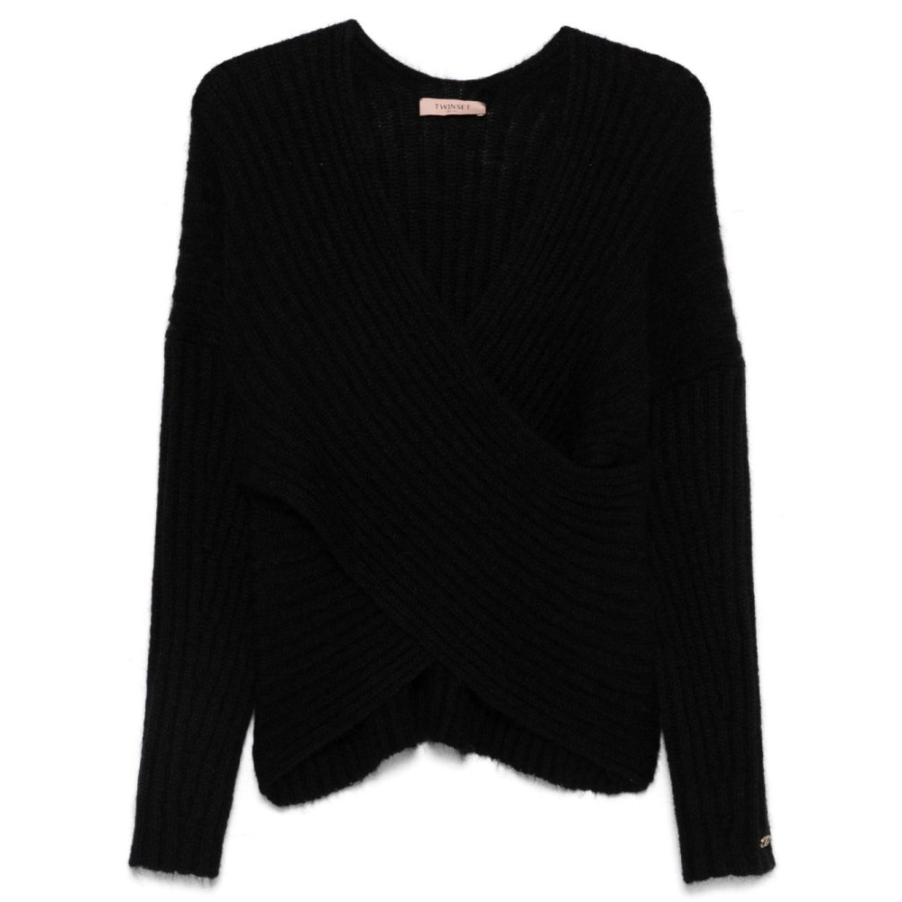 Pull 'Crossover-Neck' pour Femmes