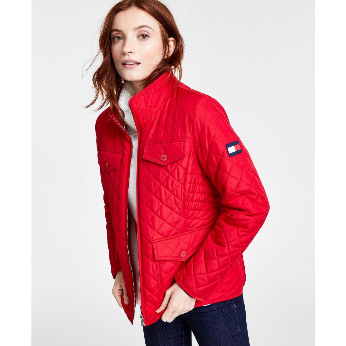 Veste 'Quilted Zip-Up' pour Femmes