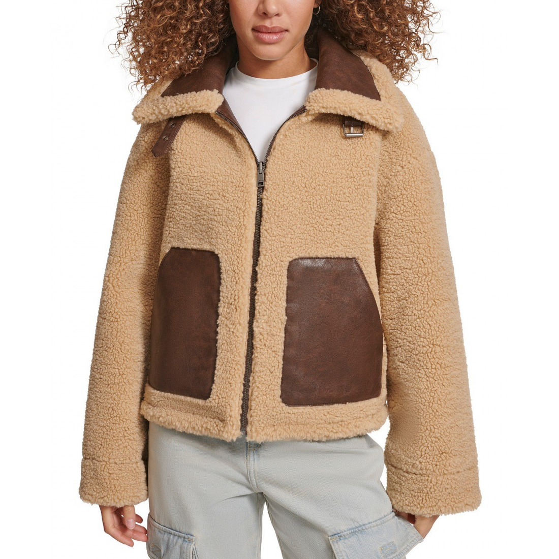 Veste 'Reversible Sherpa Shorty' pour Femmes