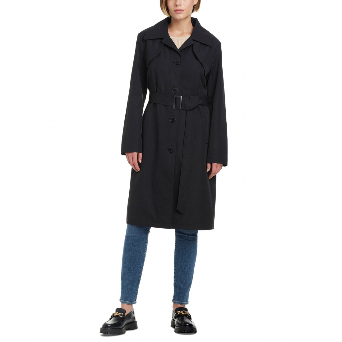 Imperméable 'Hooded Bibbed' pour Femmes