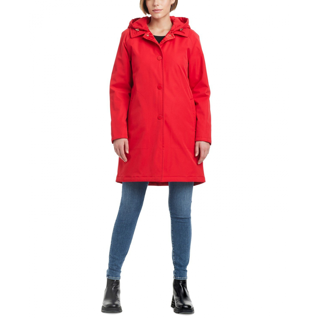 Imperméable 'Hooded A-Line' pour Femmes