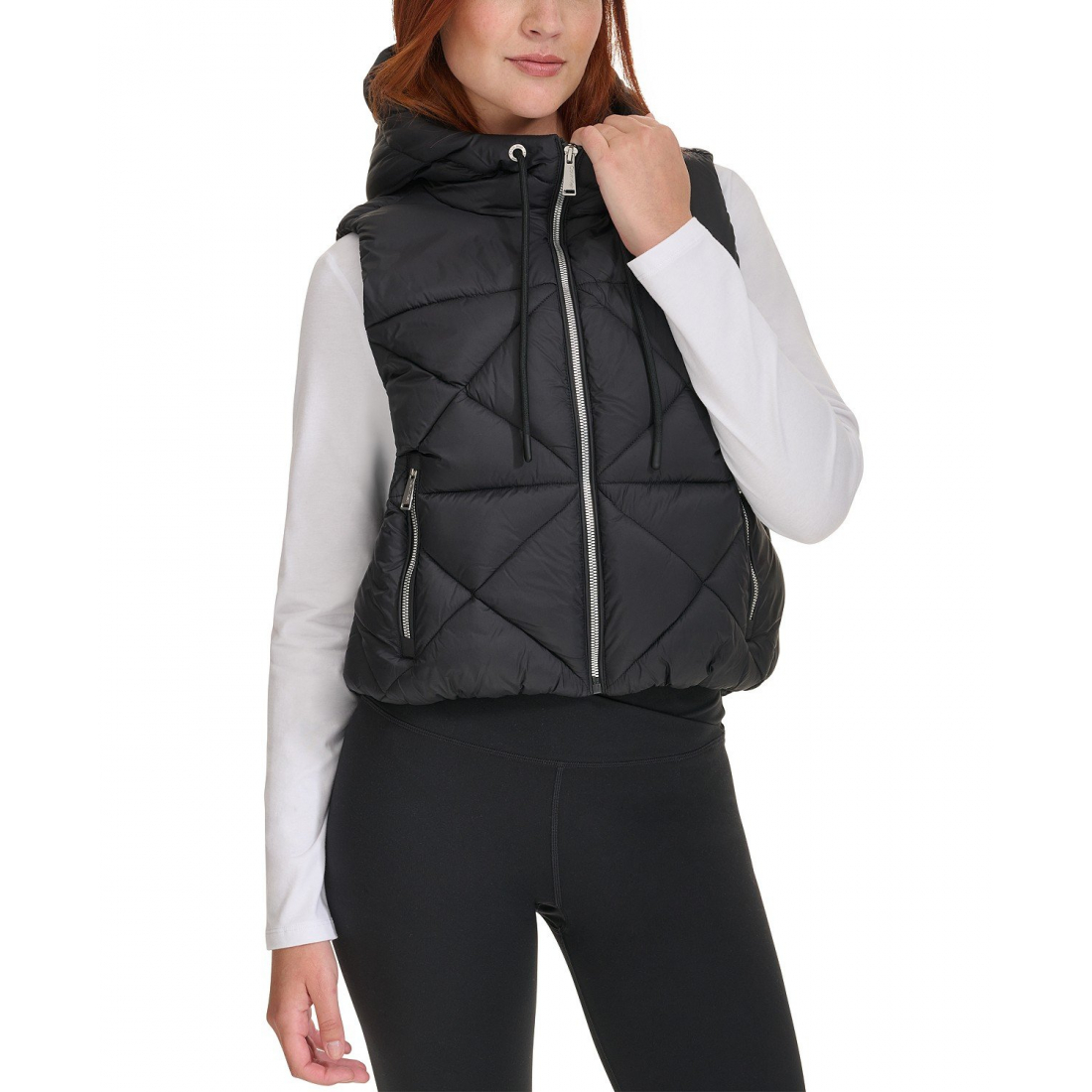 Gilet 'Quilted Hooded' pour Femmes