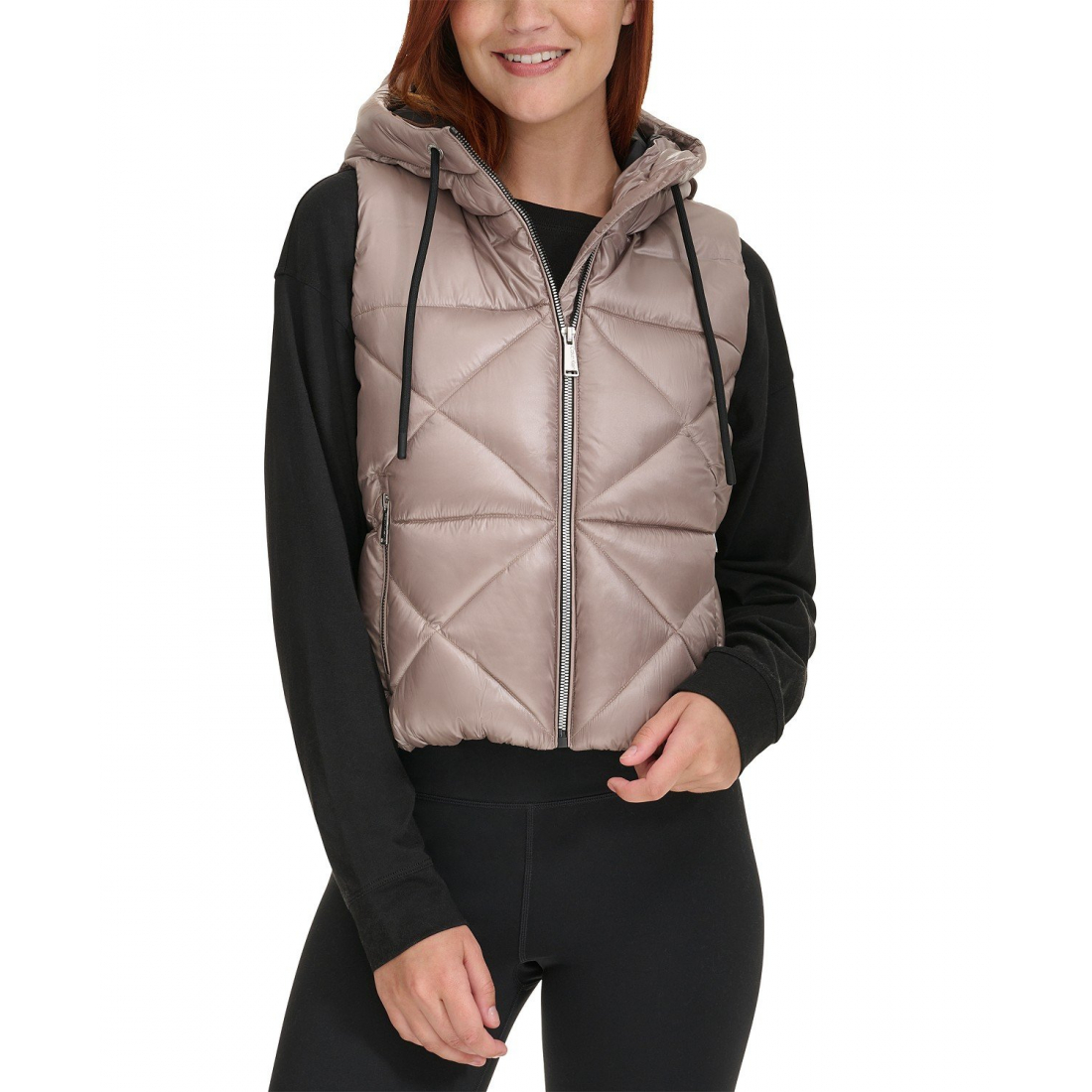 Gilet 'Quilted Hooded' pour Femmes