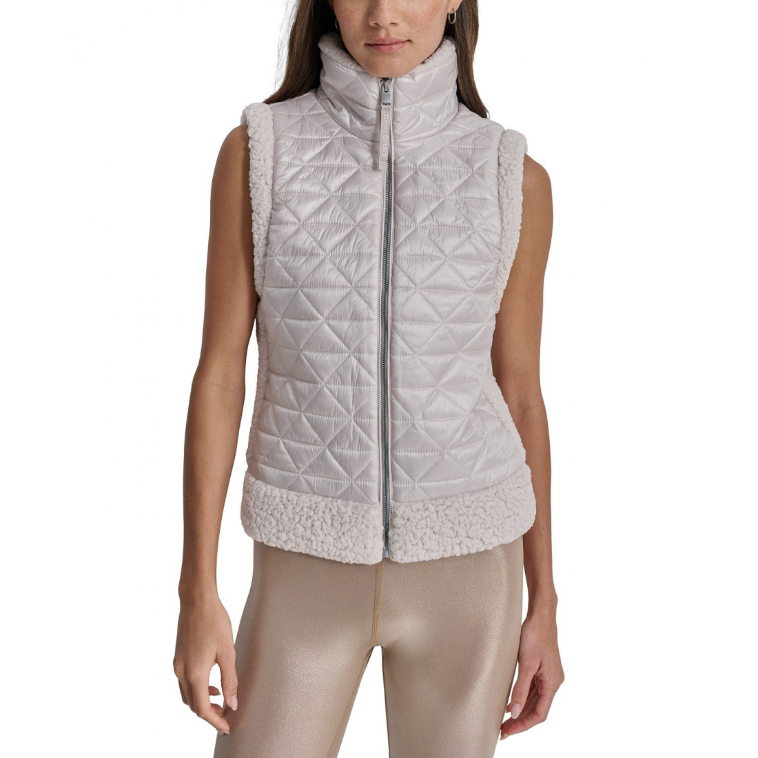 Gilet matelassé 'Quilted Mock Neck' pour Femmes