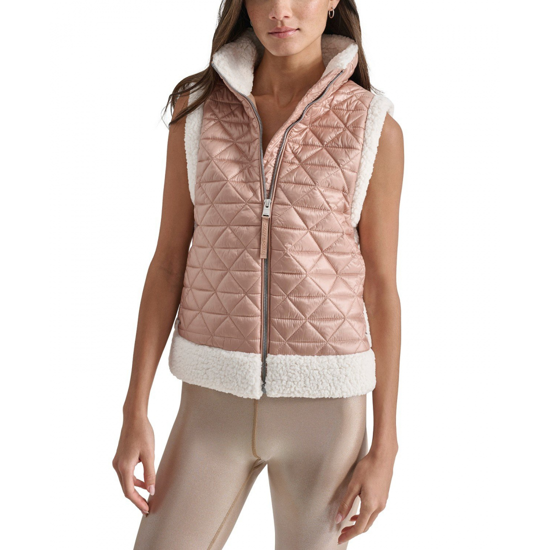 Gilet matelassé 'Quilted Mock Neck' pour Femmes