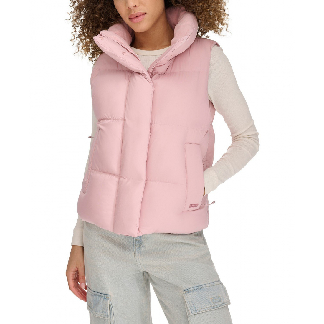 Gilet matelassé 'Stand Collar' pour Femmes