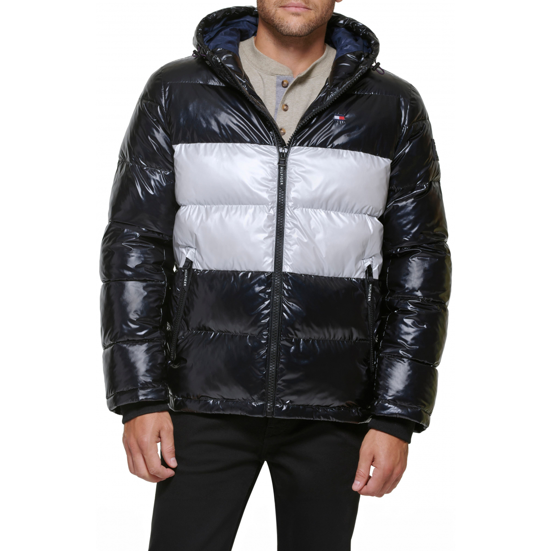 Veste matelassée 'Quilted Hooded Mid Length' pour Hommes