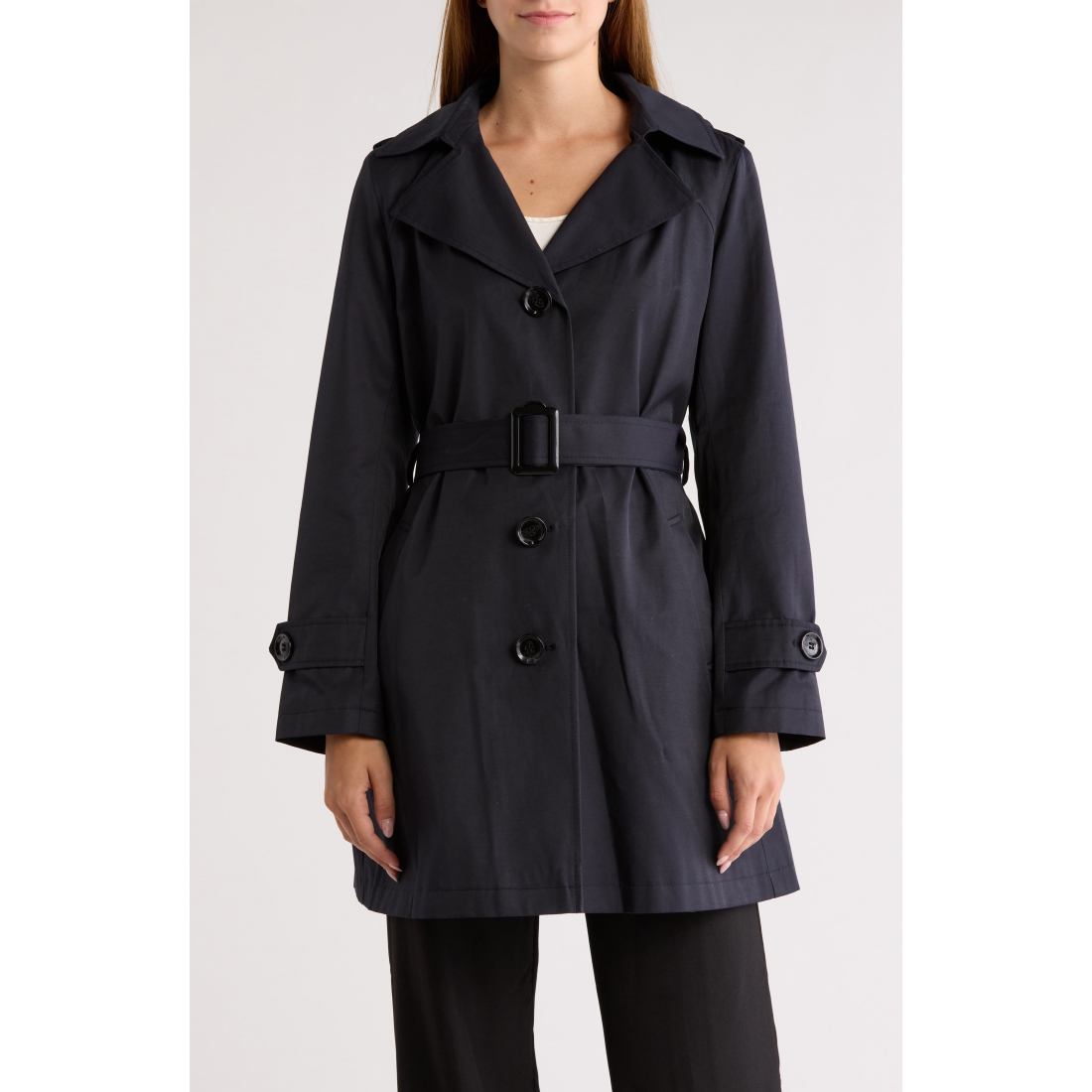 Trench 'Button Front Belted' pour Femmes