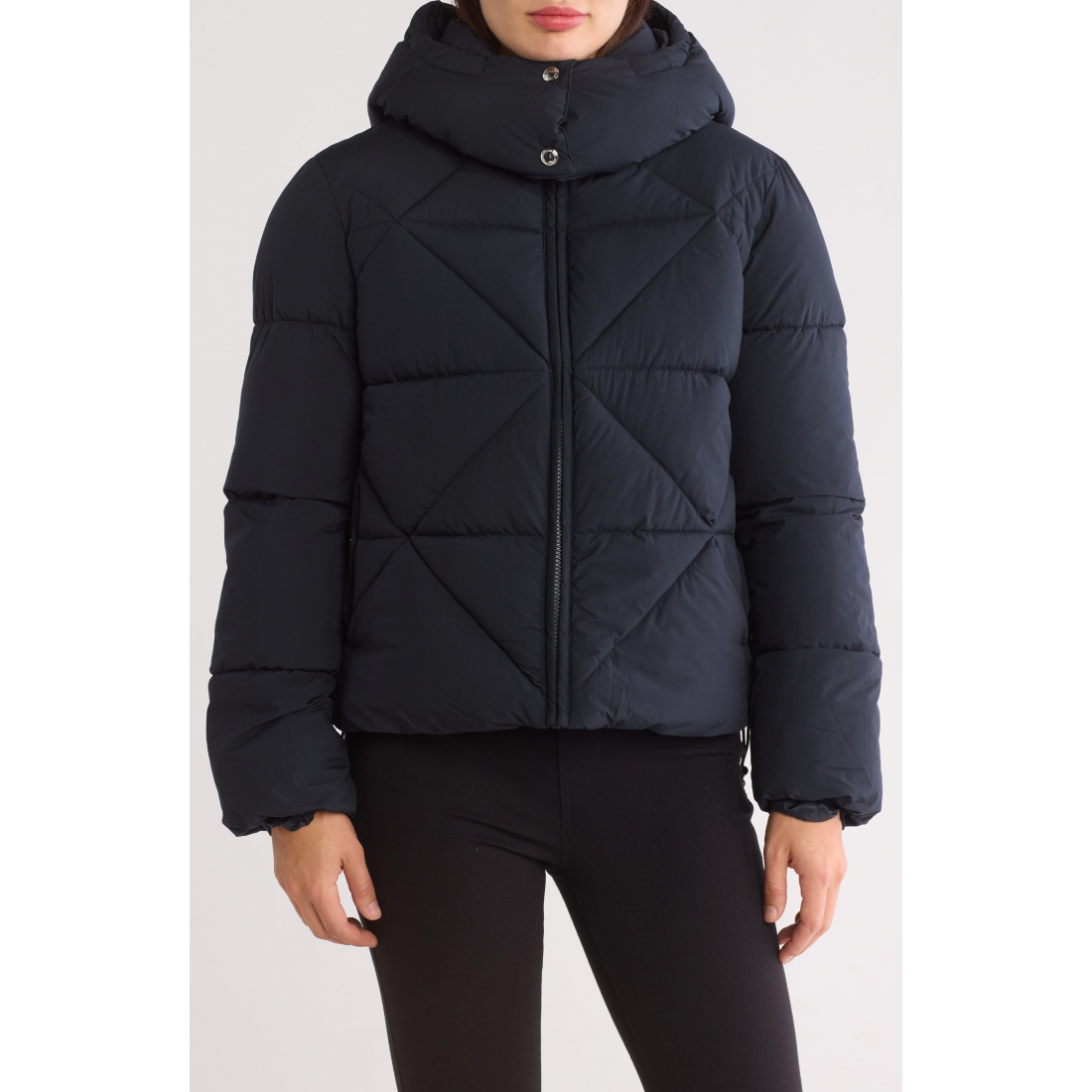 Veste matelassée 'Hooded Crop' pour Femmes